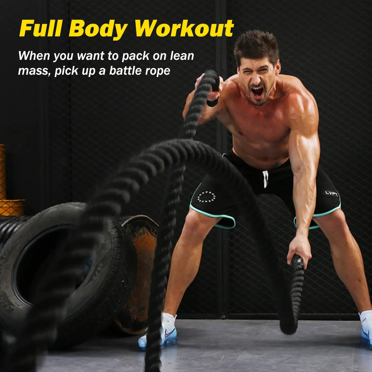 30Ft  Battle Rope Training Exercise Fitness Rope 1
