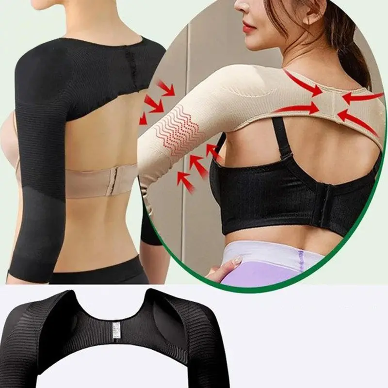Women's Arm Shaping Top Sleeves Fat-Reducing 3