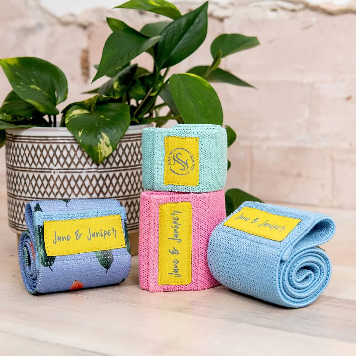 Fabric Resistance Bands Set For Legs & Butt 4 Pack 1