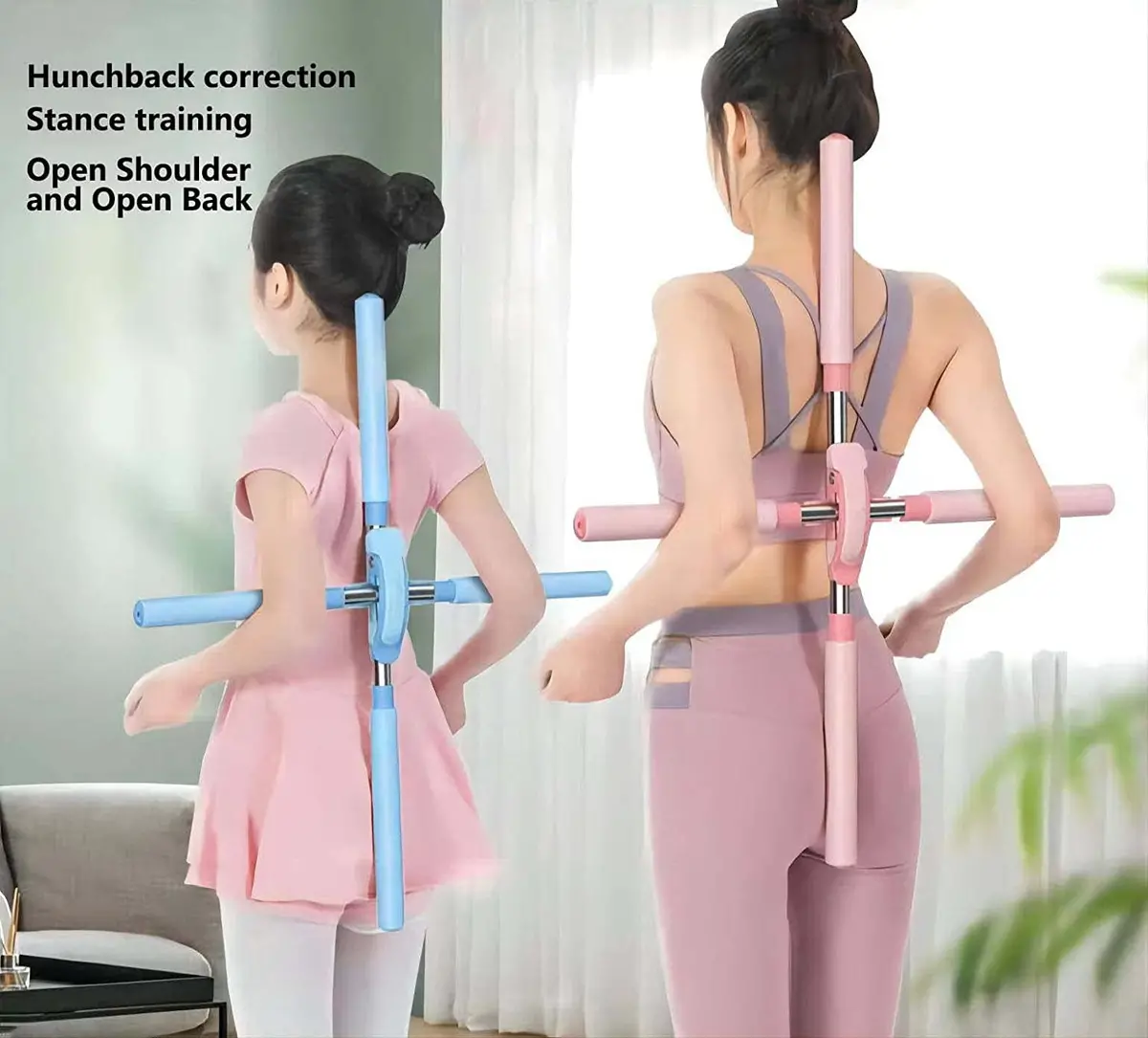 Yoga Sticks Posture Corrector Stretching Tool 1
