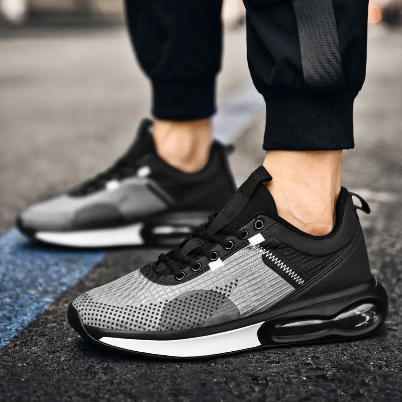 Cushioned Men's Sports Sneakers for Tennis & Everyday Wear