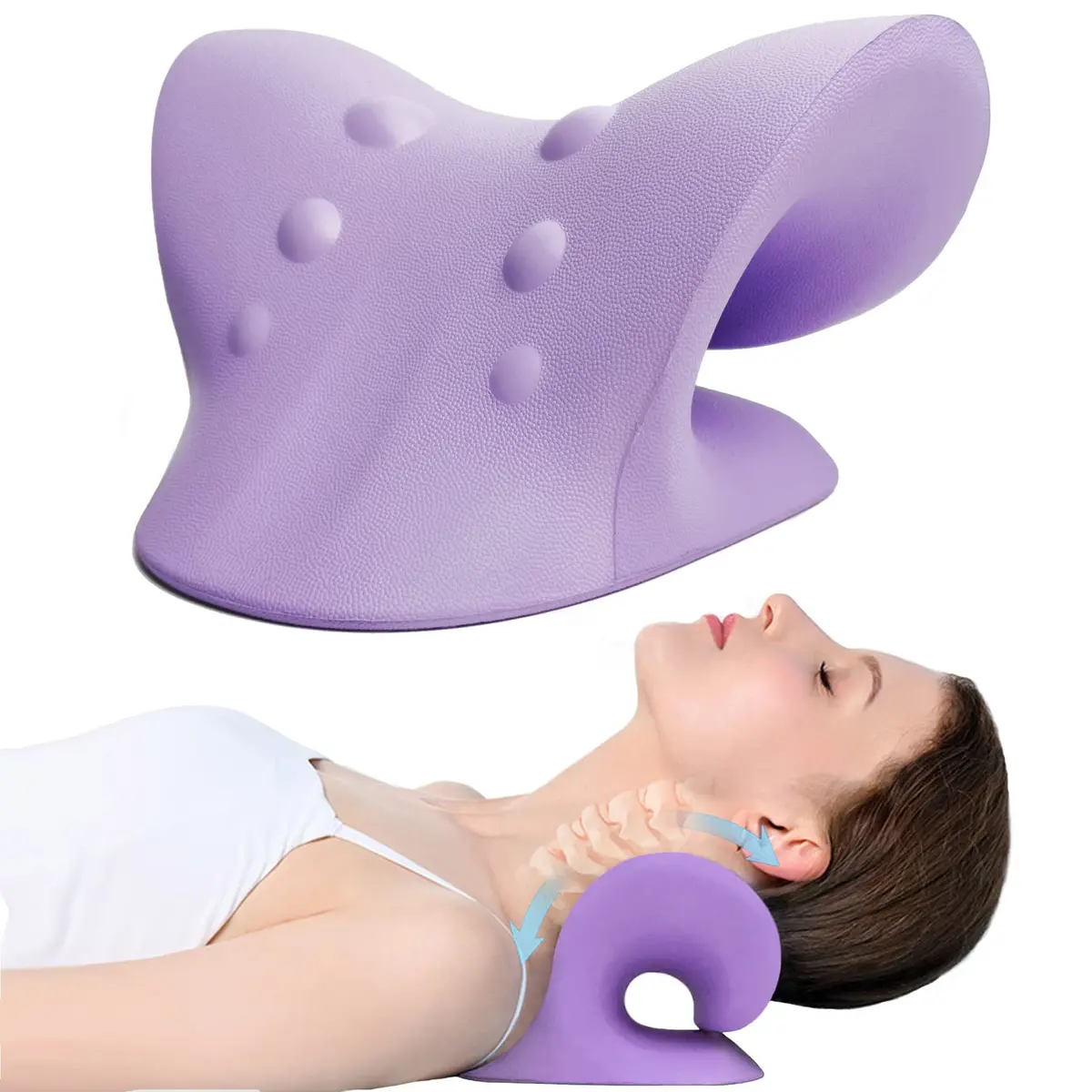 Neck & Shoulder Relaxer Pain Relief & Cervical Spine Alignment 1
