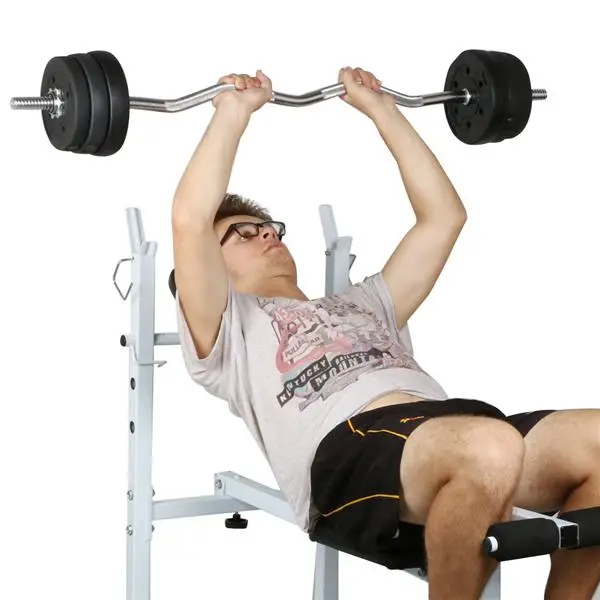 55Lb Barbell Dumbbell Strength Training Equipment 1