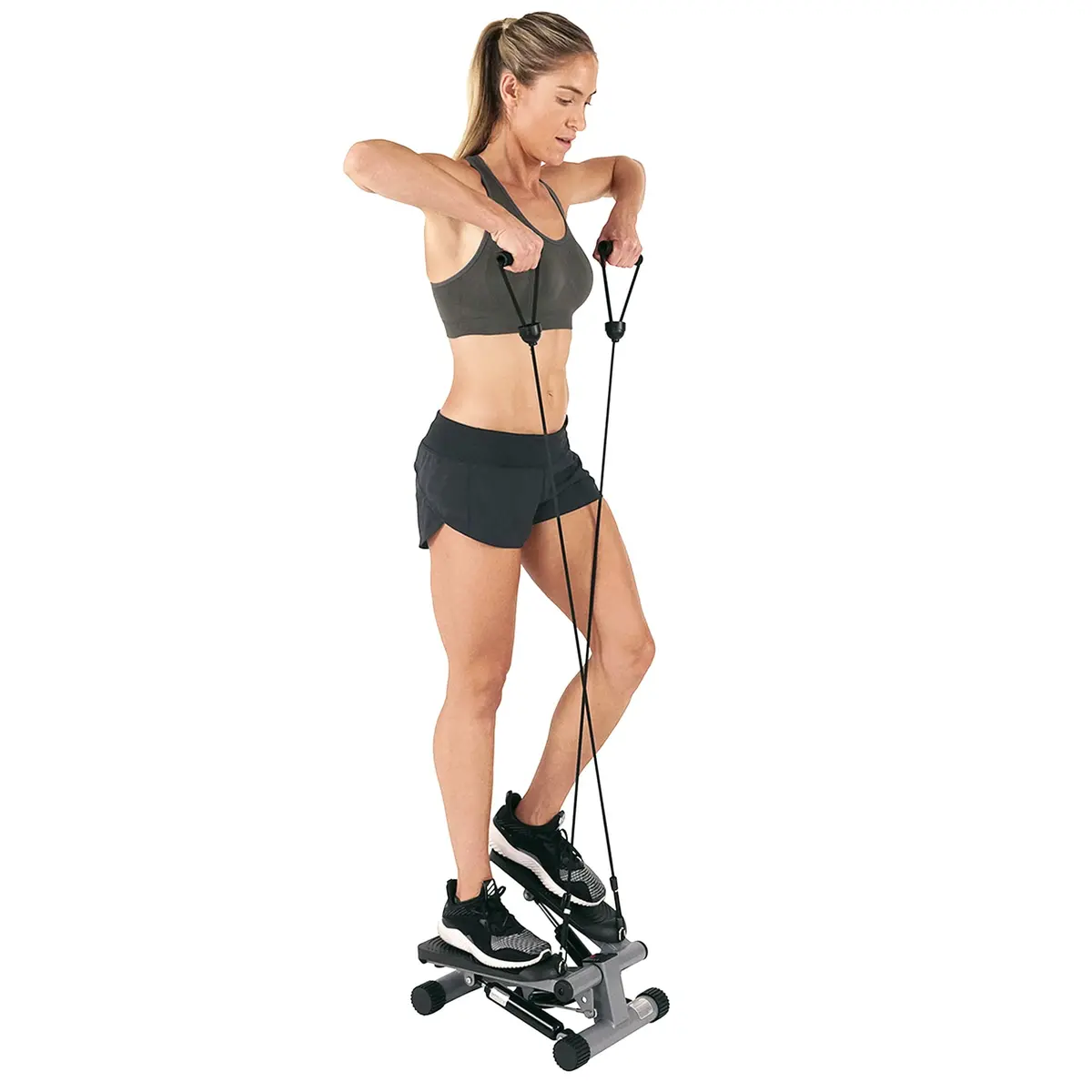 Mini Stepper Step Machine W/ Resistance Bands & Lcd Monitor 1