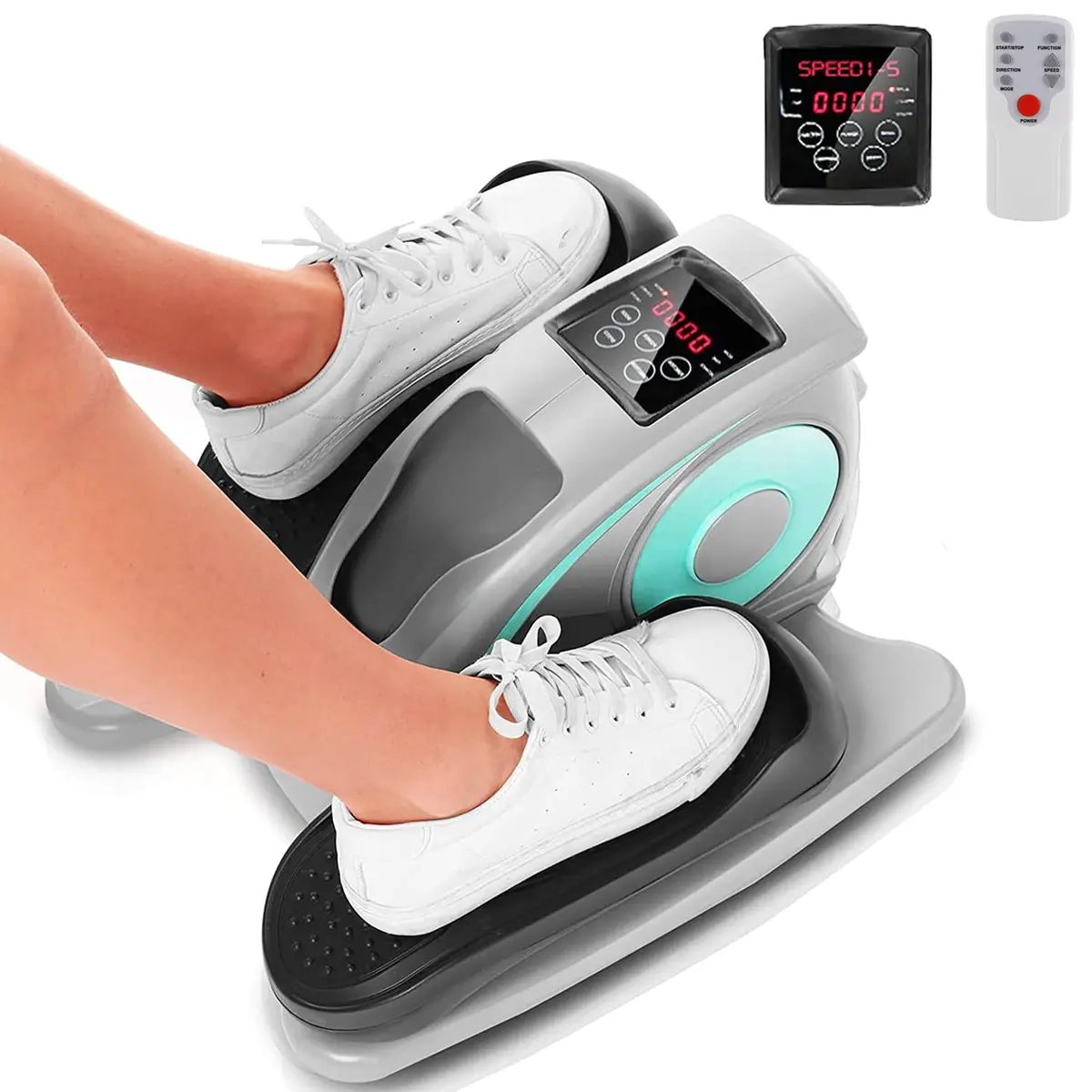 Electric Desk Elliptical Trainer W/ Display Monitor Exerciser 1