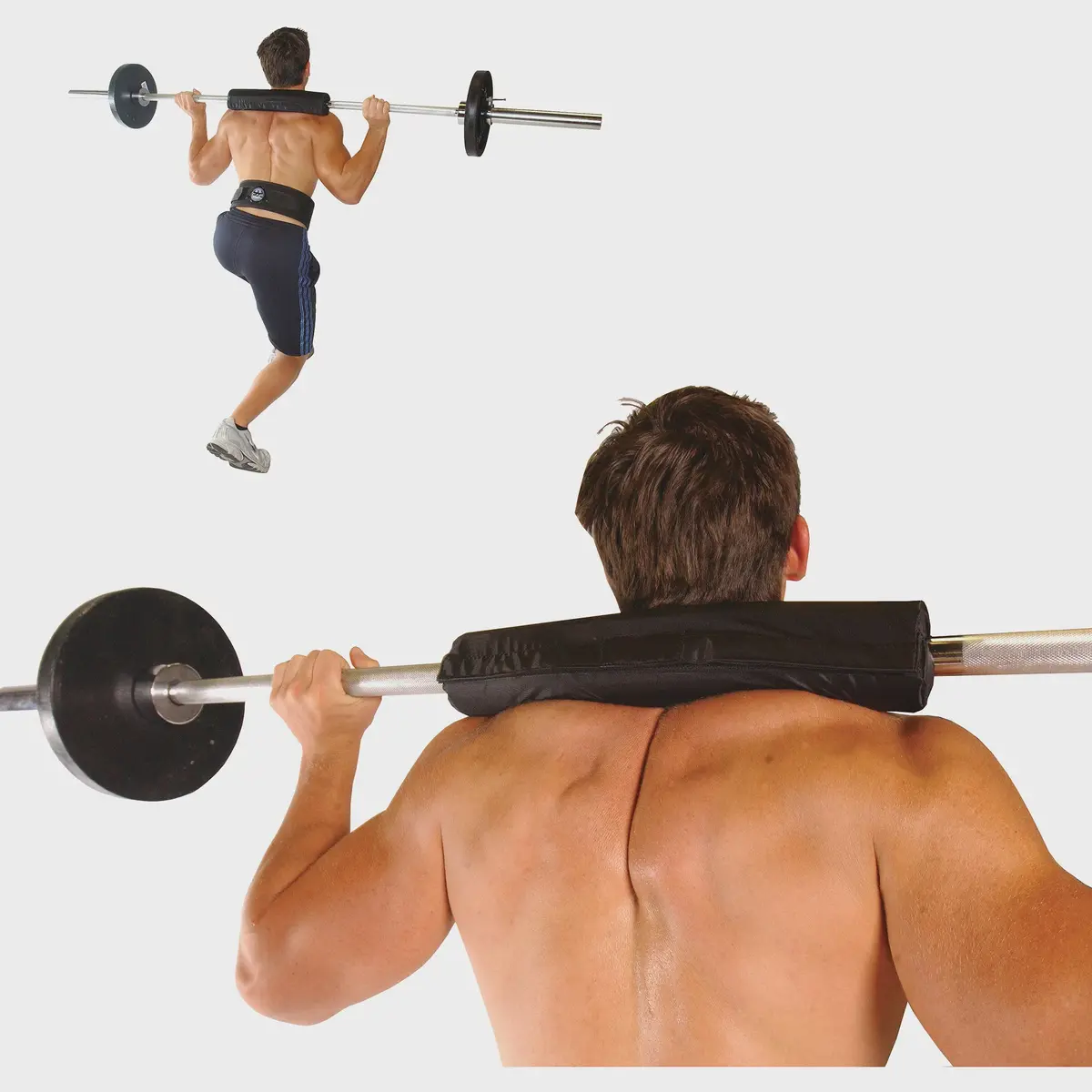 Barbell Protective Squat Bar Pad, Black 1