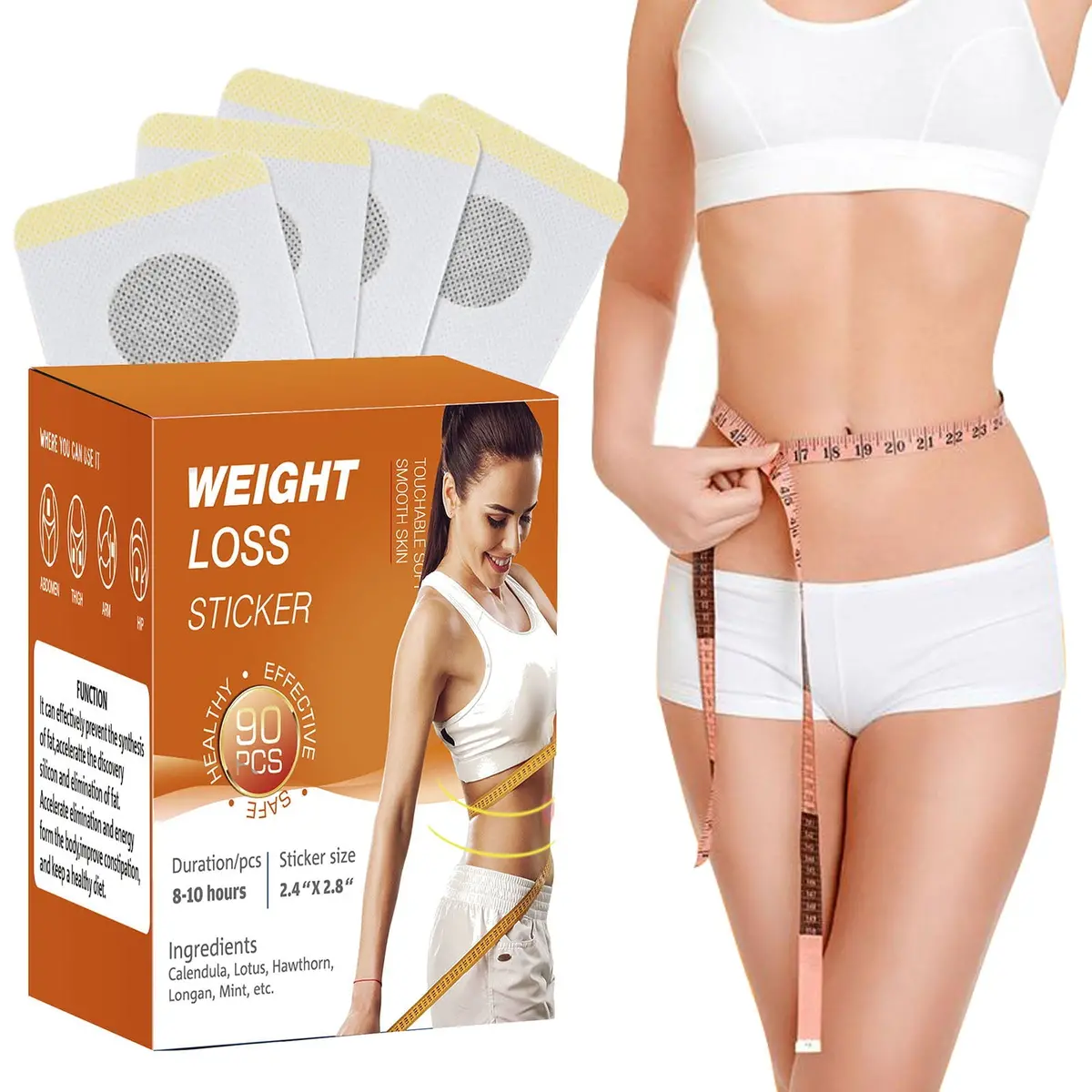 Fat Burning Weight Loss Patches Sticker Quick Slimming & Boost Energy 1