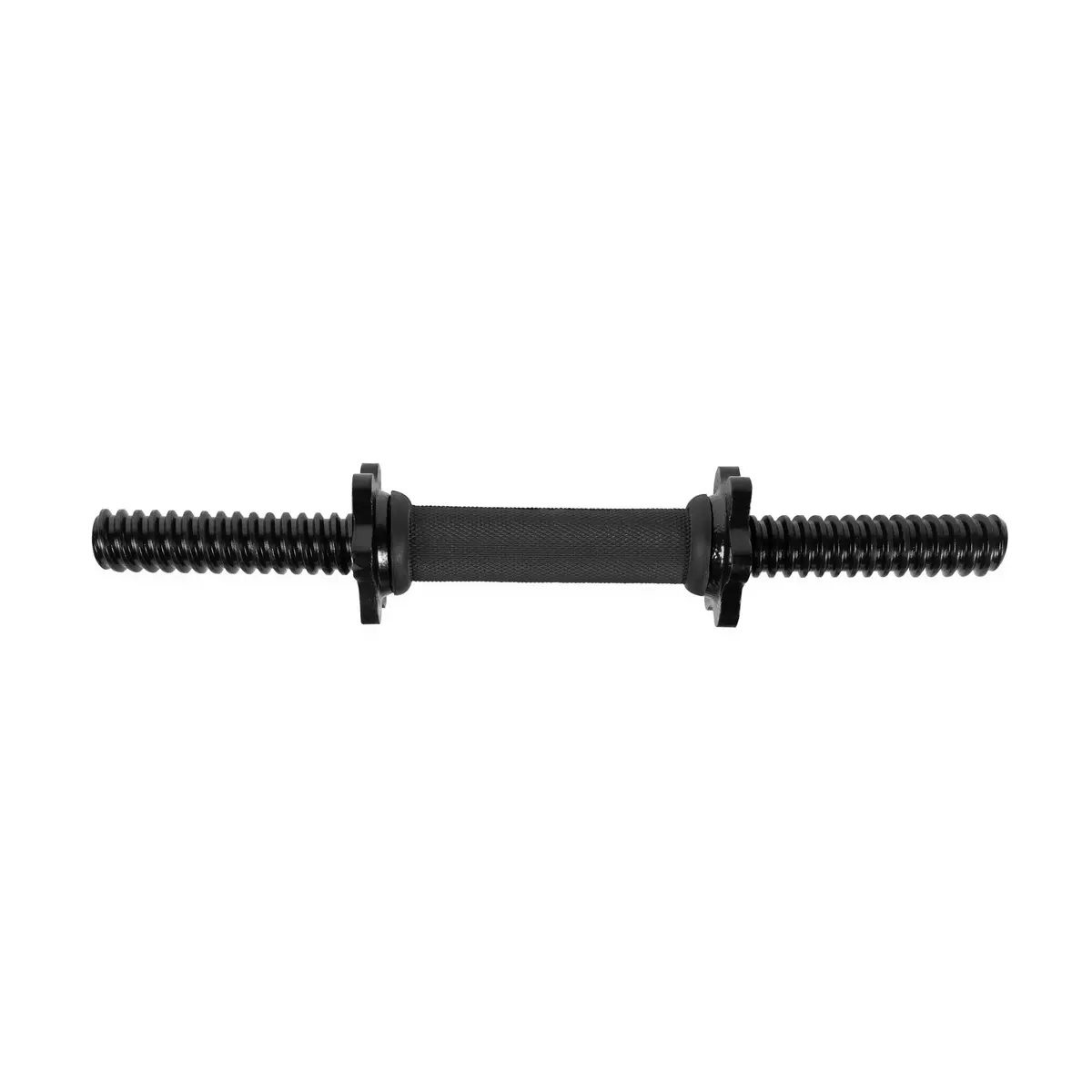 Barbell Standard 14" Dumbbell Handle With Spinlock Collars 1