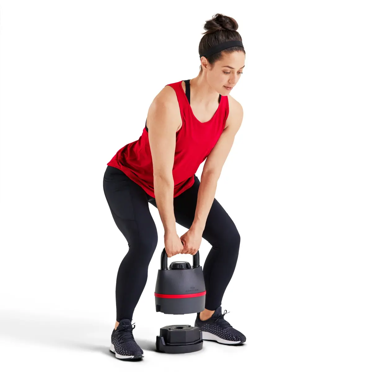 Adjustable Kettlebell, 6 Weight Settings From 8-40 Lbs 1