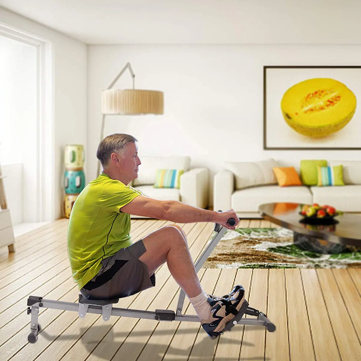 Rowing Machine Full Body Stamina Power W/ 12 Levels 1