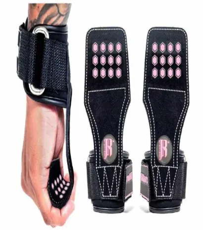 Weight Lifting Grips Straps Training Wrist Support For Workout 2