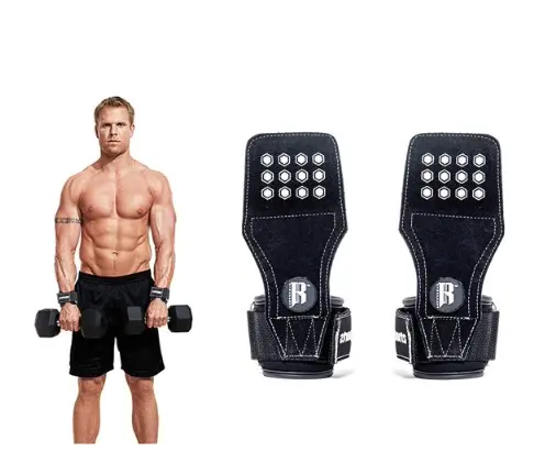 Weight Lifting Grips Straps Training Wrist Support For Workout 4