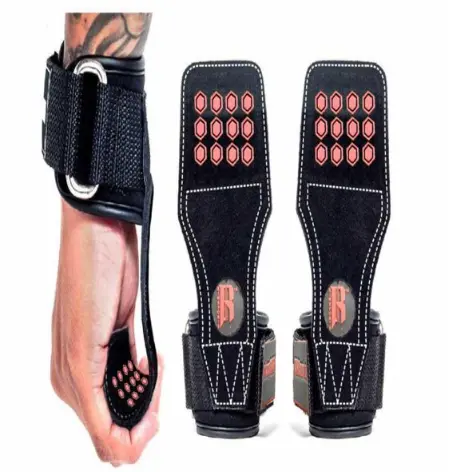 Weight Lifting Grips Straps Training Wrist Support For Workout 6