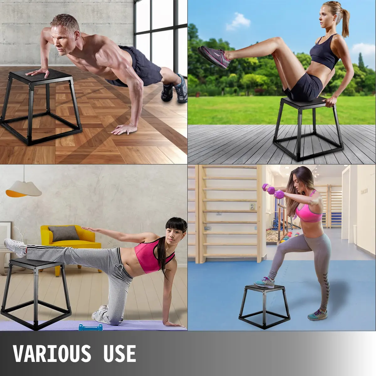 Fitness Exercise Jump Box (12Inch /Black) 1