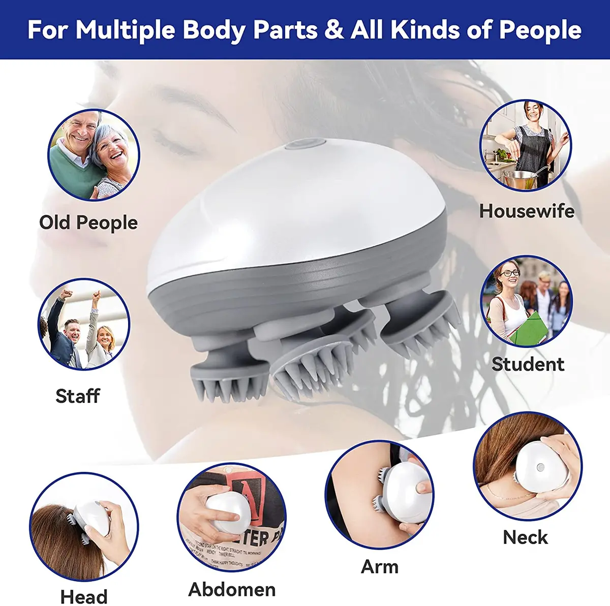 Kneading Head Massager 1