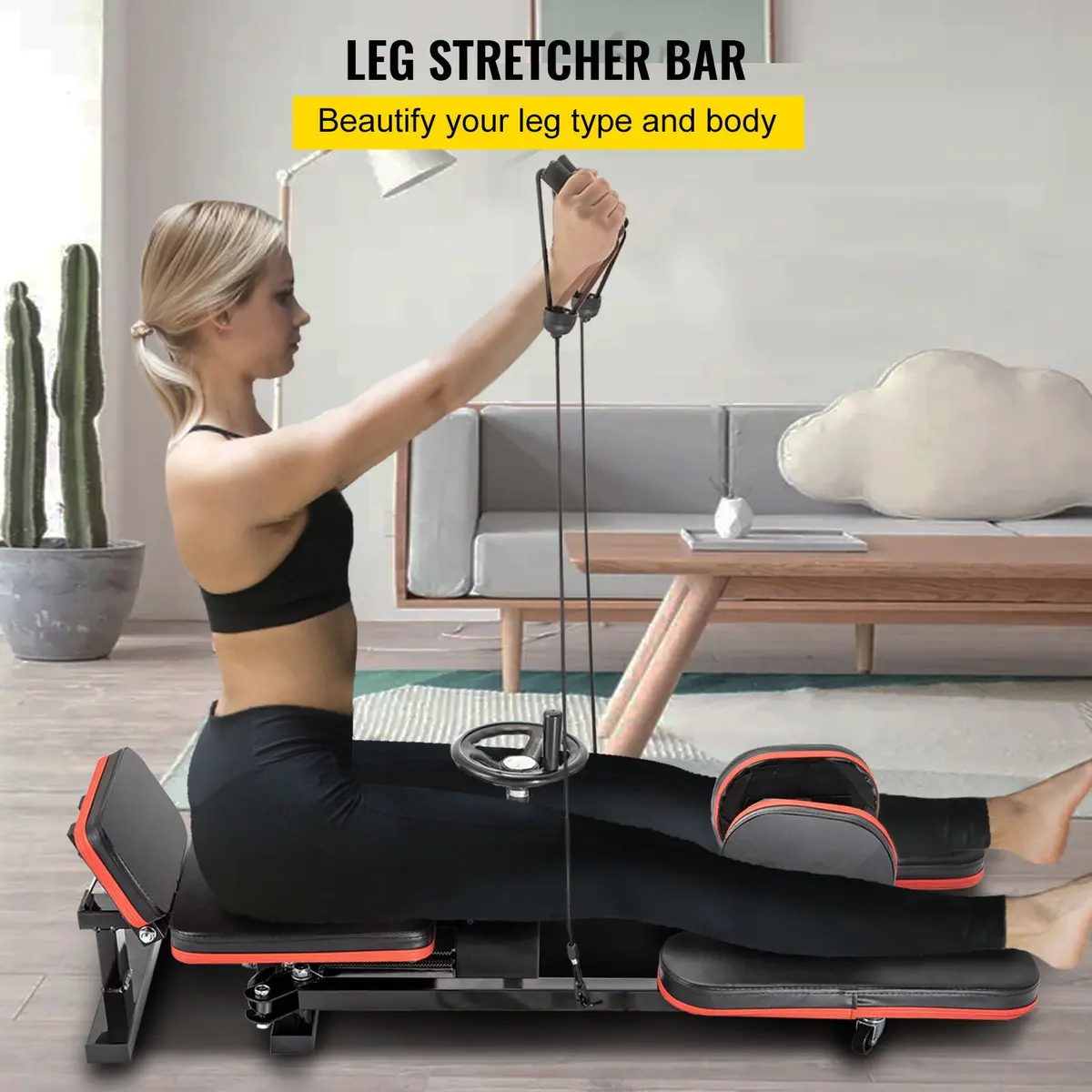 Leg Stretch Machine 220Lbs Leg Stretcher Training Fitness 1