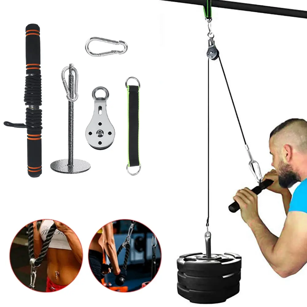 Fitness Lat & Lift Pulley System For Triceps Pull Down 1