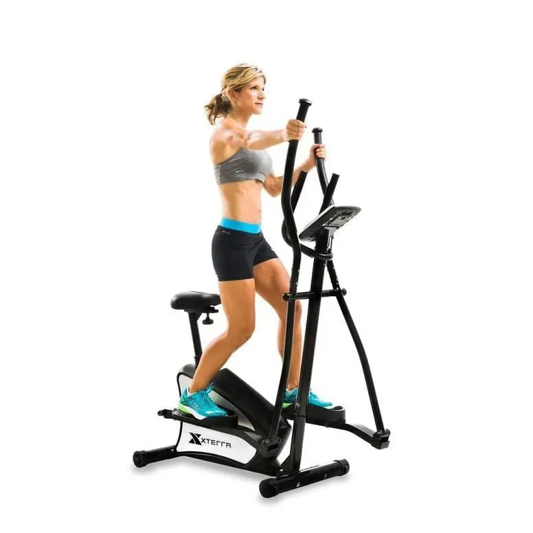 2-In-1 Hybrid Elliptical Upright Bike For Full Body Workout 1