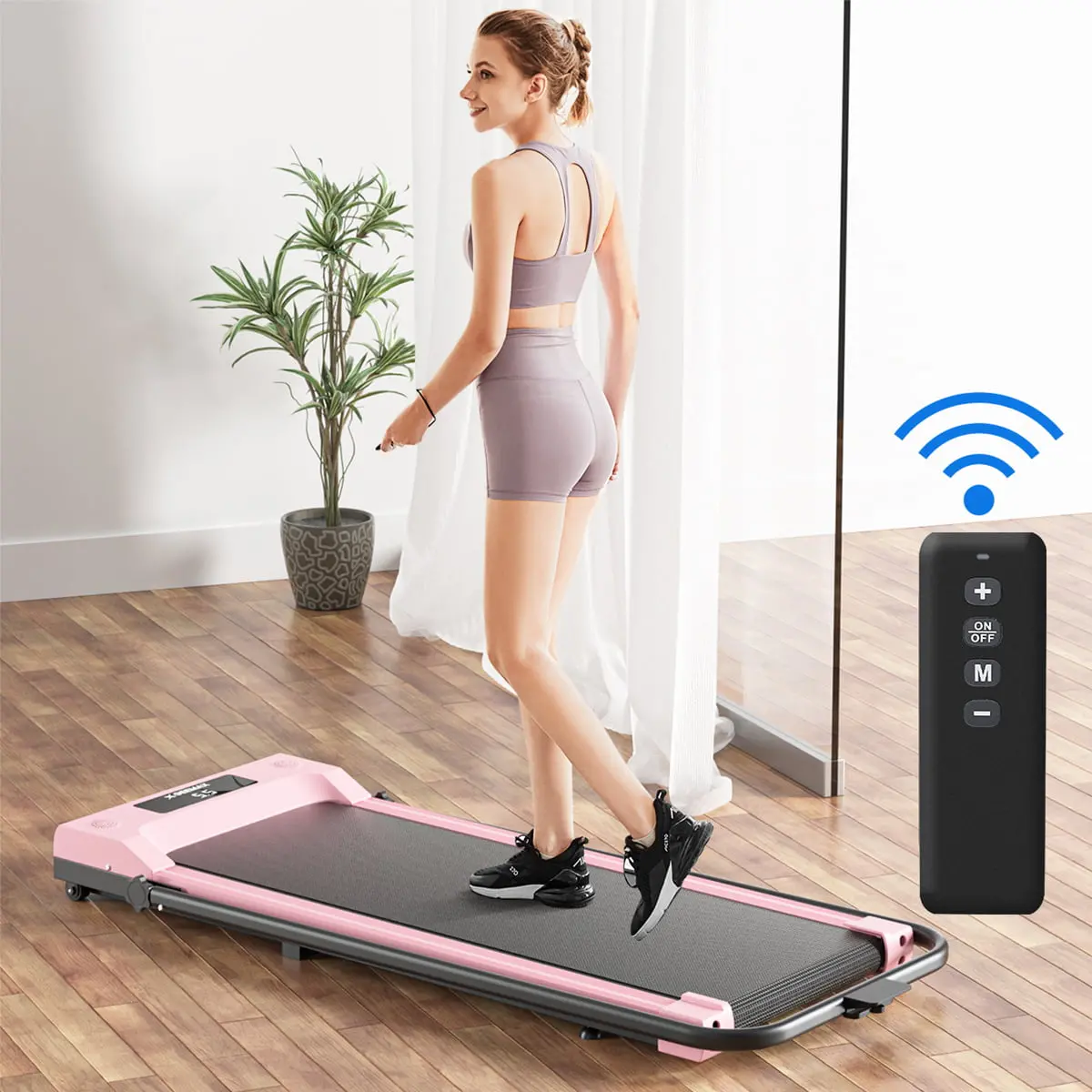 2 In 1 Foldable Electric Small Compact Motorize Treadmill 1