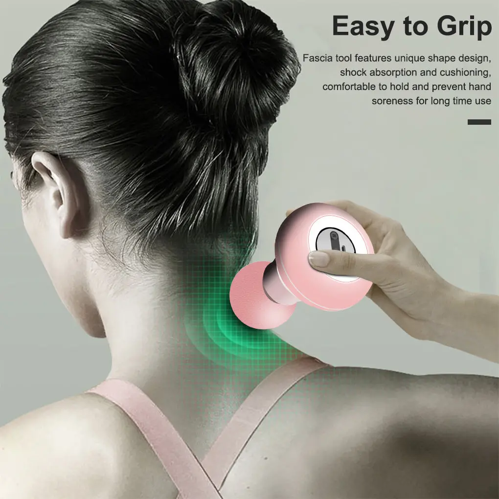 Mini Pocket Electric Fascial Back Neck Massager Gun 1