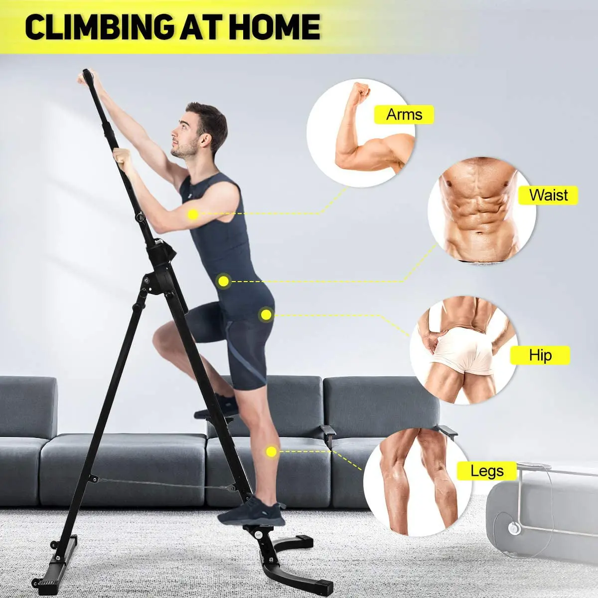 Vertical Climber Stair Stepper Full Body Workout Machine 1