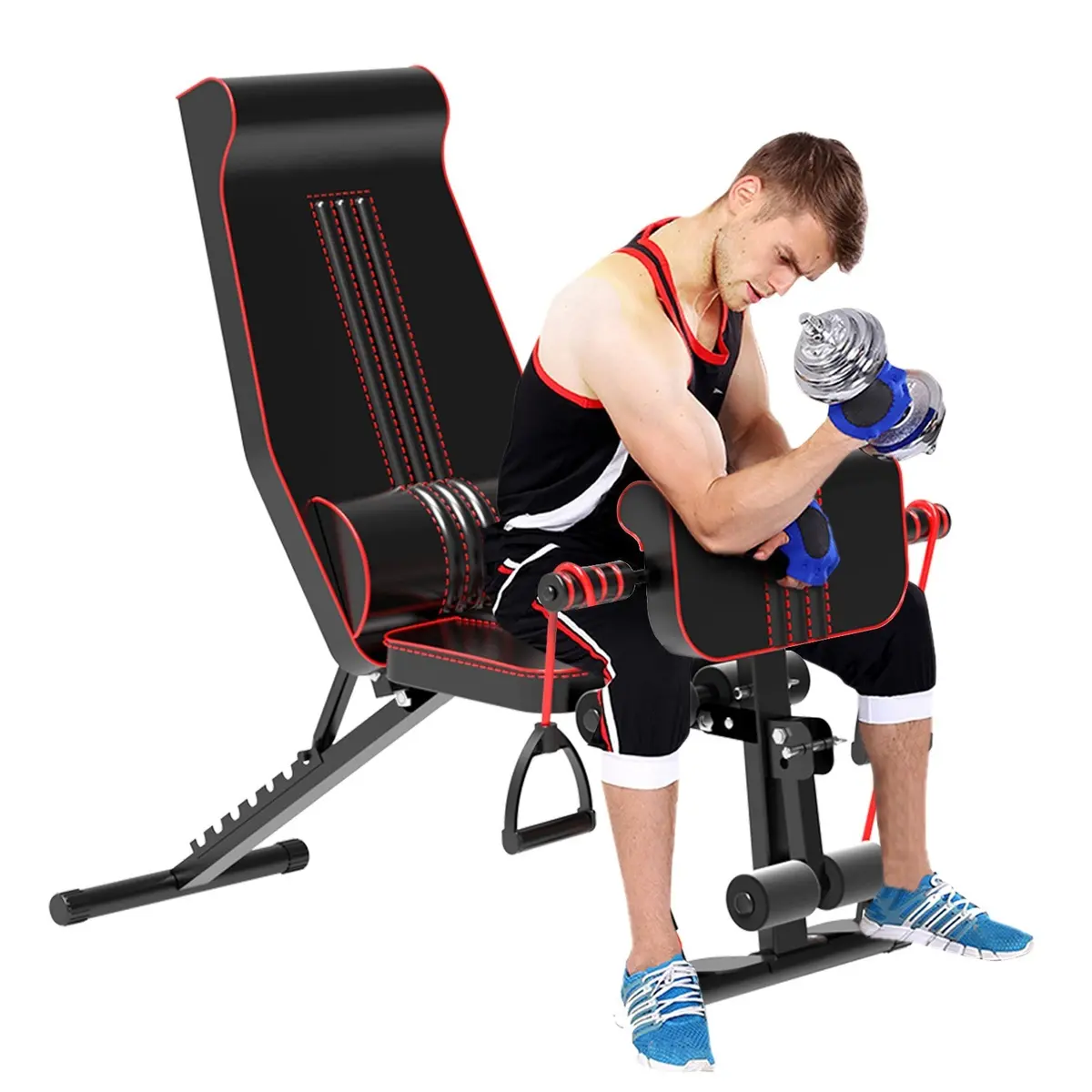 Drawstring Waist Support Fitness Bench 1